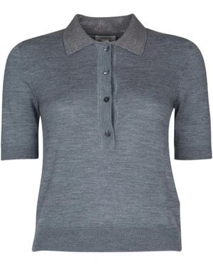 Jacob Cohen Short-Sleeve Polo Top - Gray
