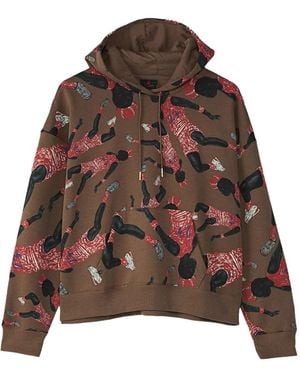 Nike X Parker Duncan Printed Hoodie - Brown