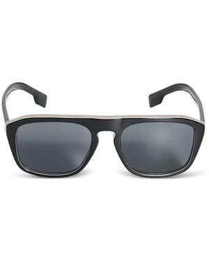 Burberry Lunettes De Soleil À Monture Carrée - Gray