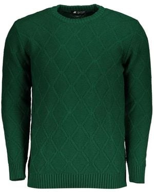 U.S. Grand Diamond-Knit Jumper - Green