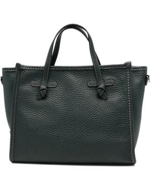 Gianni Chiarini Medium Marcella Pebbled Leather Tote Bag - Black