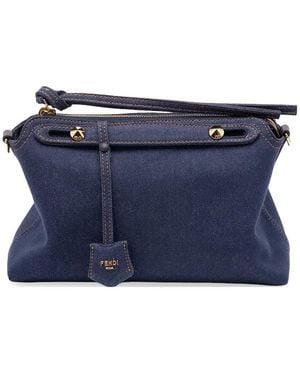 Fendi Medium By The Way Soft Reversible Bag - Blue