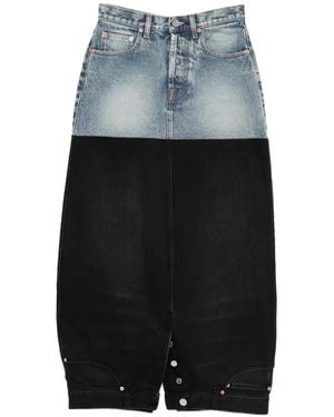 Vetements Double Midi Skirt - Grey