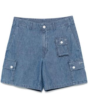 Givenchy Denim Shorts - Blue