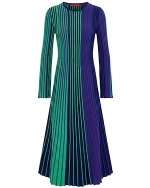 Simon Miller Abito Midi Celia A Righe - Blu