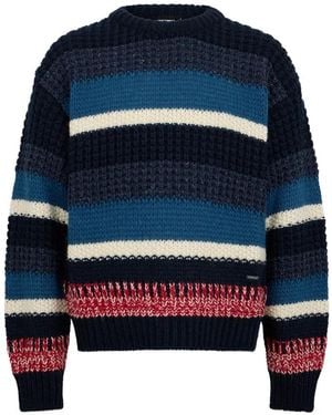 DSquared² Gestreifter Pullover - Blau