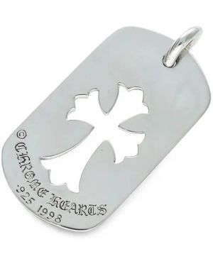 Chrome Hearts Cutout-Cross Dog-Tag - Metallic