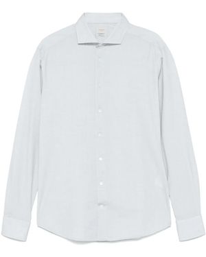 Traiano Milano Cutaway-Collar Shirt - White