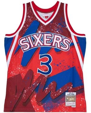 Mitchell & Ness X Nba 76Ers 1996 Allen Iverson Hyper Hoops Swingman Tank Top - Red