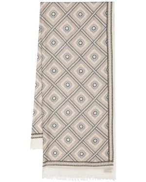 N.Peal Cashmere Maglione A Fantasia - Neutro