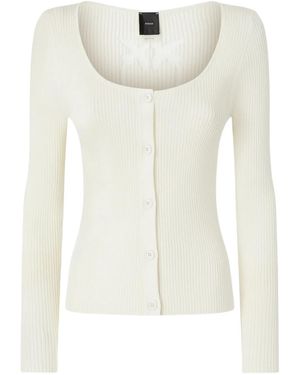 Pinko カットアウト カーディガン - ホワイト