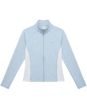 Nike Chaqueta Con Paneles Y Cremallera - Azul