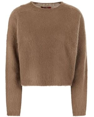 Max Mara Brushed-Knit Sweater - Brown
