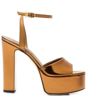 Casadei Patty Platform Interstellar Sandals - White