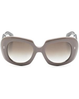 Cutler and Gross 9383 Round-Frame Sunglasses - Grey