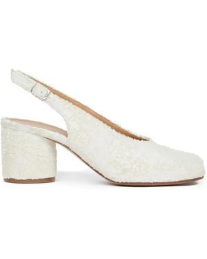 Maison Margiela Tabi 60 スリングバック パンプス - ホワイト