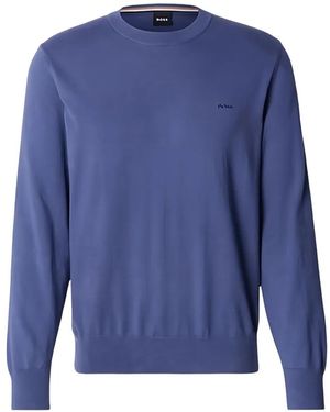 BOSS Crew-Neck Sweatshirt - Blue