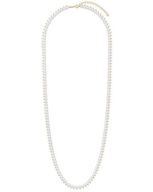 Tasaki 18Kt Collection Line Danger Necklace - White