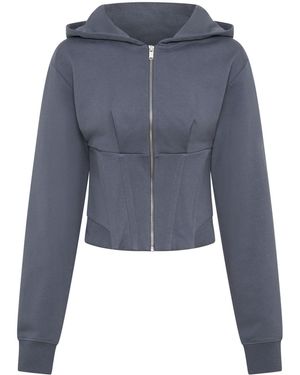 Dion Lee コルセットボディス パーカー - ブルー