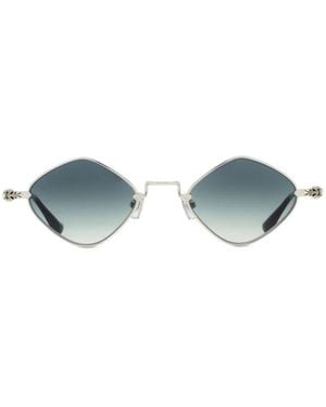 Chrome Hearts Occhiali Da Sole Geometrici - Blu