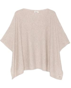 Not Shy Poncho Pamina De Cachemira - Neutro