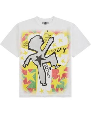 Barriers Disobey Graphic T-Shirt - White