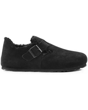 Birkenstock London Shearling-Lined Trainers - Black