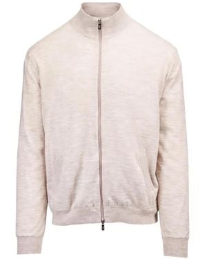 Fedeli Cardigan Con Zip - Rosa