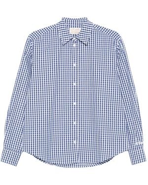MC2 Saint Barth Meredith Gingham Shirt - Blue