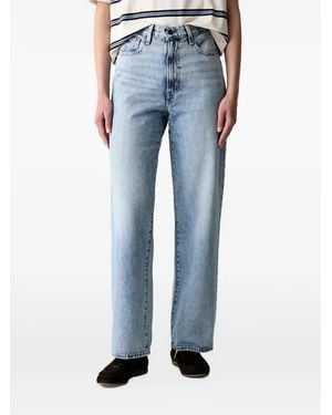 Levi's High-Waisted Straight-Leg Jeans - Blue