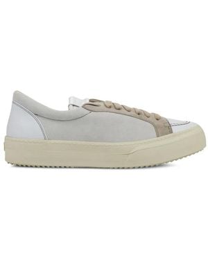 Rhude V1 Low Top Lace-Up Trainers - Grey