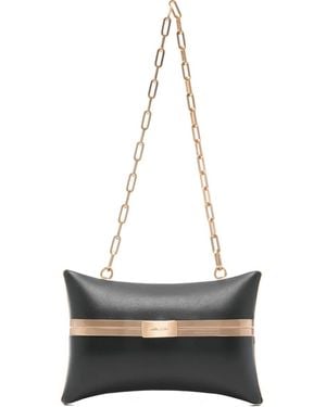 Cult Gaia Olea Clutch mit Kettenriemen - Weiß