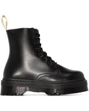 Dr. Martens Vegan Jadon Ii Mono 8-eye Boots - Black