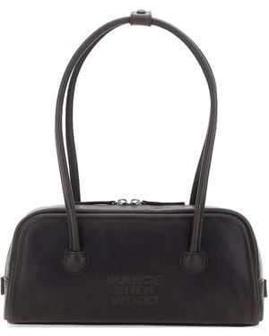 Marge Sherwood Soft Boston Ew Top-Handle Shoulder Bag - Black