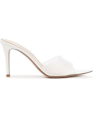 Gianvito Rossi Pointed Plexiglass Sandals With 85Mm Heel Height - White