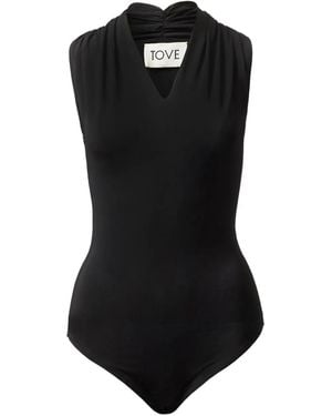 TOVE Liorah Sleeveless Bodysuit - Black