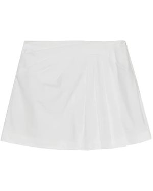 Jonathan Simkhai Devlin Pleated Mini Skirt - White