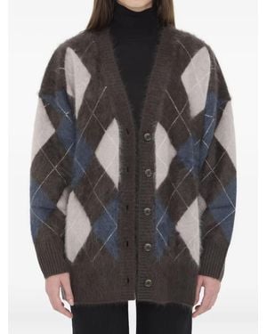 Lisa Yang Elaria Button Cardigan - Grey