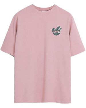 Desigual Graphic-Print Short-Sleeves T-Shirt - Pink