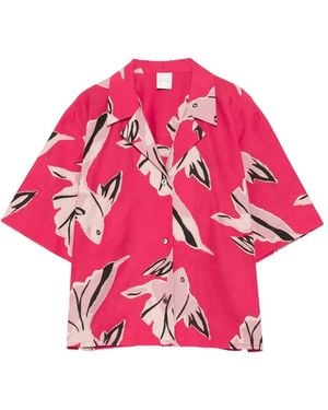 Paul Smith Printed Cotton Shirt - Pink