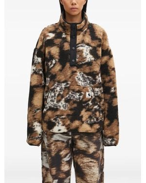 Carhartt Top sin mangas con botones - Marrón