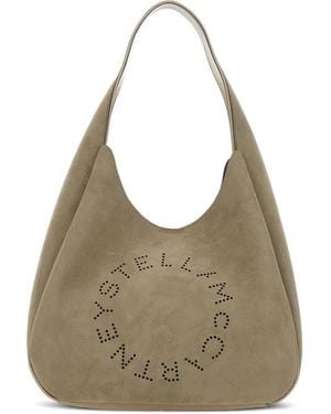 Stella McCartney スエード ショルダーバッグ - グレー