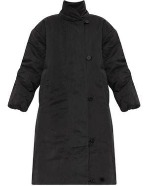 Studio Nicholson Sperl Button-Up Coat - Black