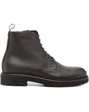 Canali Lace-Up Boots - Black