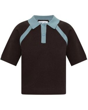 Samsøe & Samsøe Polo Sasimona Con Manga Raglán - Negro