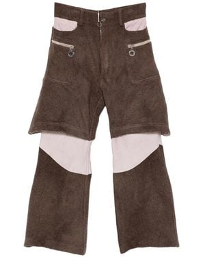 Charlie Constantinou Layered Trousers - Brown