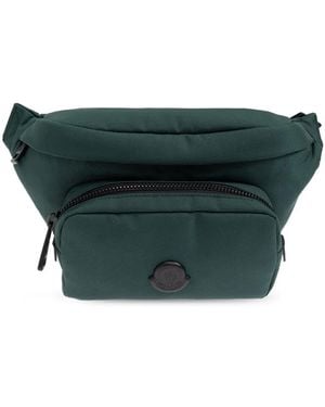 Moncler Logo-Patch Belt Bag - Green
