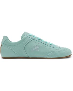 Burberry Baskets Knight Runner En Cuir - Green