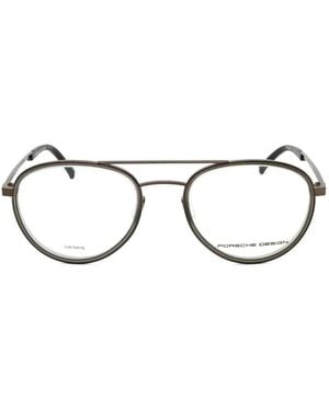 Porsche Design Pilot-Frame Glasses - Brown