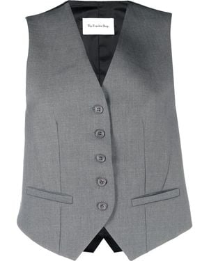 Frankie Shop Gelso Waistcoat - Gray